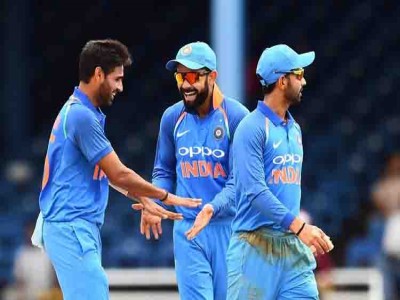  विकेट से जीता भारत, धोनी और भुवी की जोड़ी ने दिलाई जीत