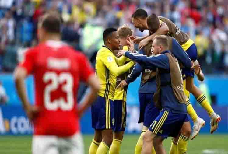 FIFA WORLD CUP 2018: 1-0 से स्विट्जरलैंड को मात देकर स्‍वीडन ने बनाई अंतिम 8 में जगह