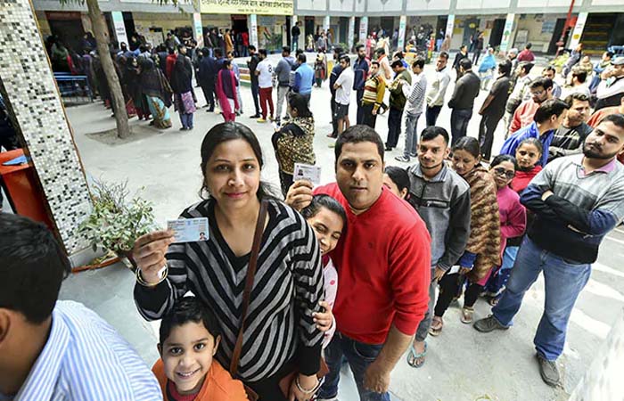 Delhi Election 2020: लगभग 39% दिल्लीवालों ने नहीं की विधानसभा चुनाव में वोटिंग