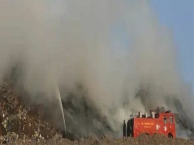 चंडीगढ़ के डंपिंग ग्राउंड में लगी भीषण आग, कई सेक्टरों में फैला धुआं
