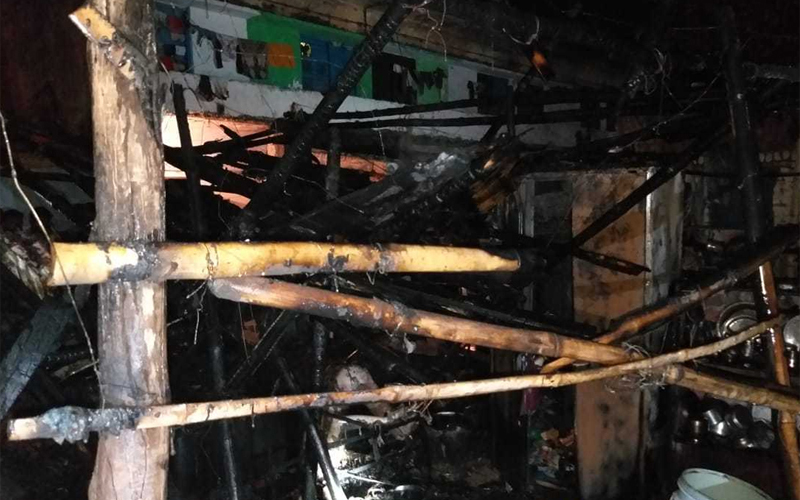 रायपुरः झोपड़ी में लगी आग, दो की मौत