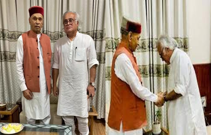 मानहानि मामले में कांग्रेस नेता जयराम रमेश ने पूर्व सीएम प्रेम कुमार धूमल से घर जाकर मांगी माफी