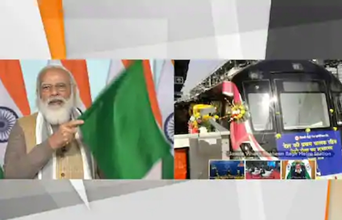 Driverless Metro को पीएम मोदी ने दिखाई हरी झंडी