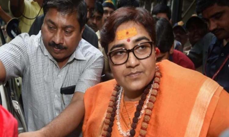संसद में सांसद प्रज्ञा ठाकुर की नाथुराम गोडसे पर टिप्पणी की BJP ने की निंदा