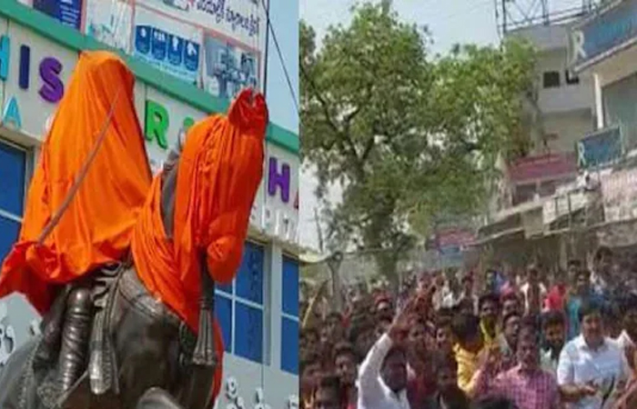 तेलंगाना में धारा 144 लागू, छत्रपति शिवाजी महाराज की मूर्ति लगाने पर बवाल 