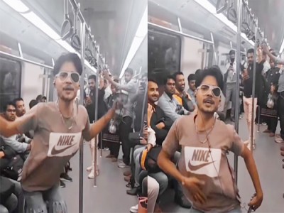 एक और बार दिल्ली मेट्रो से वायरल हुआ वीडियो, फटे पैंट में टिंकू जिया पर नाचा लड़का