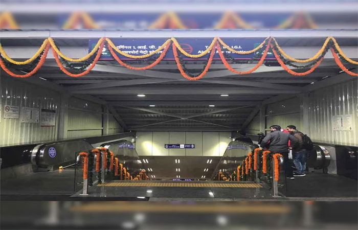 IGI एयरपोर्ट के टर्मिनल-2 को मेट्रो स्टेदशन से जोड़ेगी टनल, यात्रियों का बचेगा आधा घंटा