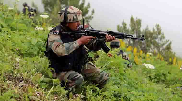 जम्मू-कश्मीर : सुरक्षाबलों ने मुठभेड़ में 2 आतंकी किए ढेर